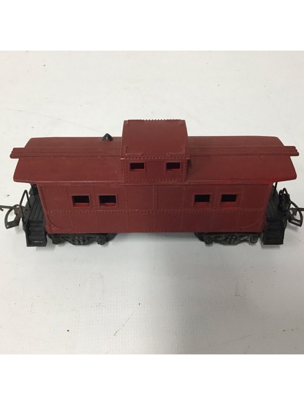 Vintage HO-Scale “Varney” Steel Cupola Type Caboose Brown Box Car Train